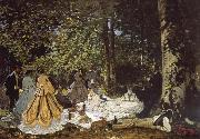 Claude Monet sketch for De picnic Shut down Germany oil painting artist